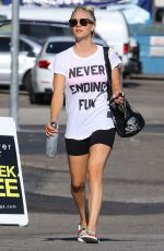 KALEY CUOCO Leaves a Gym in Beverly Hills 07/13/2015
