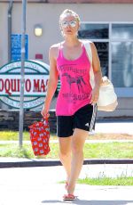 KALEY CUOCO Leaves Yoga Class in Los Angeles 06/30/2015