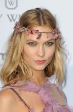 KARLIE KLOSS at Amfar Dinner at Paris Fashion Week