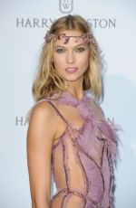 KARLIE KLOSS at Amfar Dinner at Paris Fashion Week