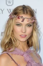 KARLIE KLOSS at Amfar Dinner at Paris Fashion Week