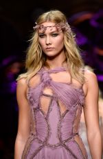KARLIE KLOSS on the Runway of Atelier Versace Fashion Show in Paris