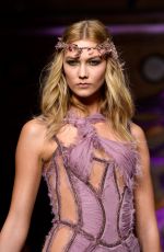 KARLIE KLOSS on the Runway of Atelier Versace Fashion Show in Paris