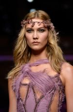 KARLIE KLOSS on the Runway of Atelier Versace Fashion Show in Paris