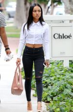 KARREUCHE TRAN in Tight Jeans Out Shopping in Melrose Heights 07/08/2015