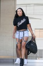 KAT GRAHAM in Jeans Shorts Out in Los Angeles 07/13/2015