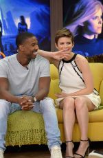KATE MARA on the Set of Despierta America in Miami 07/31/2015