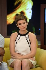 KATE MARA on the Set of Despierta America in Miami 07/31/2015