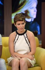 KATE MARA on the Set of Despierta America in Miami 07/31/2015