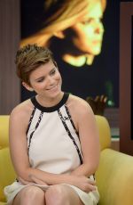 KATE MARA on the Set of Despierta America in Miami 07/31/2015