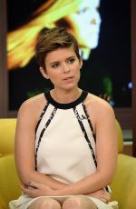 KATE MARA on the Set of Despierta America in Miami 07/31/2015