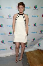 KATE MARA on the Set of Despierta America in Miami 07/31/2015