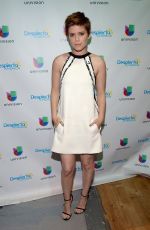 KATE MARA on the Set of Despierta America in Miami 07/31/2015