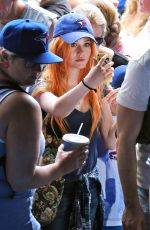 KATHERINE MCNAMARA at a Toronto Blue Jays Game in Toronto 07/19/2015