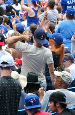 KATHERINE MCNAMARA at a Toronto Blue Jays Game in Toronto 07/19/2015
