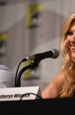 KATHERY WINNICK at Vikings Panel at Comic Con in San Diego