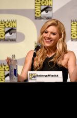 KATHERY WINNICK at Vikings Panel at Comic Con in San Diego