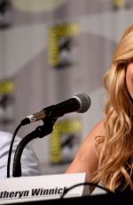 KATHERY WINNICK at Vikings Panel at Comic Con in San Diego