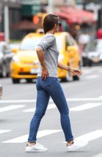 KATIE HOLMES in Jeans Out and About in New York 07/14/2015