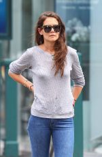 KATIE HOLMES in Jeans Out and About in New York 07/14/2015