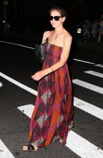 KATIE HOLMES Night Out in New York 07/11/2015