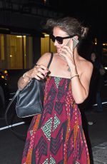 KATIE HOLMES Night Out in New York 07/11/2015