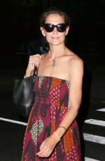 KATIE HOLMES Night Out in New York 07/11/2015