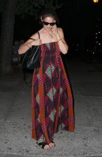 KATIE HOLMES Night Out in New York 07/11/2015
