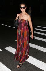 KATIE HOLMES Night Out in New York 07/11/2015