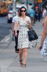 KATIE HOLMES Out and About in New York 07/13/2015