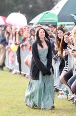 KAYA SCODELARIO Meets Fans on the Set of Pirates of the Carribean: Dead Men Tell no Tales