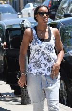 KELLY ROWLAND at Urth Cafe in Los Angeles 07/24/2015