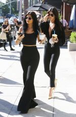 KENDALL and KYLIE JENNER Out and About in Los Angeles 07/28/2015
