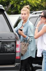 KENDALL JENNER and HAILEY BALDWIN at Fred Segal in West Hollywood 07/08/2015