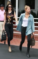 KENDALL JENNER and HAILEY BALDWIN at Fred Segal in West Hollywood 07/08/2015
