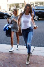 KENDALL JENNER and HAILEY BALDWIN Out in Beverly Hills 07/17/2015