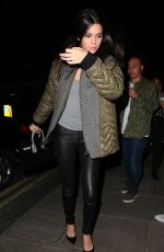 KENDALL JENNER Arrives at Chiltern Firehouse in London 06/30/2015