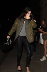 KENDALL JENNER Arrives at Chiltern Firehouse in London 06/30/2015