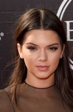 KENDALL JENNER at 2015 Espys Awards in Los Angeles