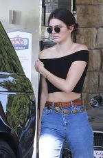 KENDALL JENNER at a Gas Station in Calabasas 07/30/2015