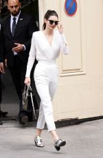 KENDALL JENNER at Chanel Fashion Show in Paris