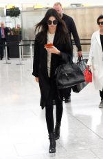 KENDALL JENNER at Heathrow Airport in London 07/14/2015