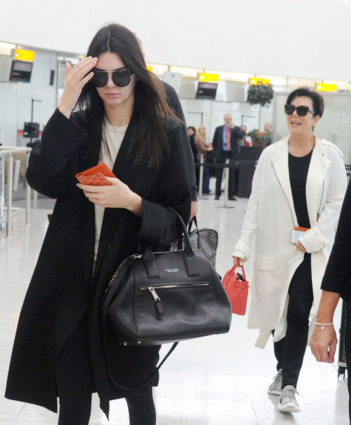 KENDALL JENNER at Heathrow Airport in London 07/14/2015 – HawtCelebs