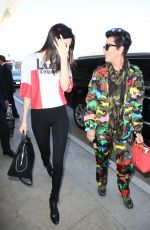 KENDALL JENNER at LAX Airport in Los Angeles 07/11/2015
