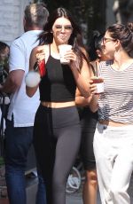 KENDALL JENNER in Tights Out and About in Los Angeles 07/15/2015