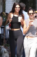 KENDALL JENNER in Tights Out and About in Los Angeles 07/15/2015
