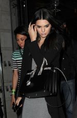KENDALL JENNER Leaves Her Hotel in London 07/03/2015