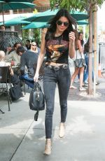 KENDALL JENNER Leaves Urth Caffe in West Hollywood 07/08/2015