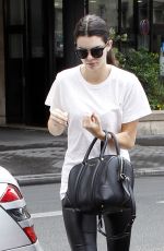 KENDALL JENNER Out and About in Paris 07/05/2015