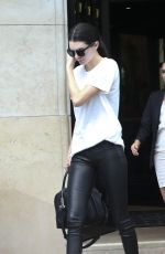 KENDALL JENNER Out and About in Paris 07/05/2015